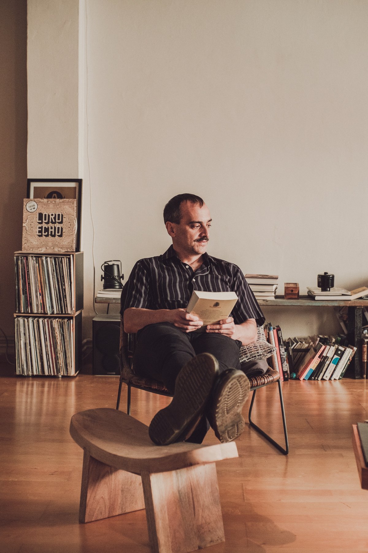 Male Designer Relaxing in His Apartment